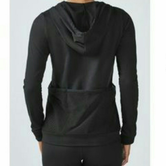 Fabletics Jackets & Blazers - 🆕Fabletics | Gigi Mesh Zippered Hoodie Jacket